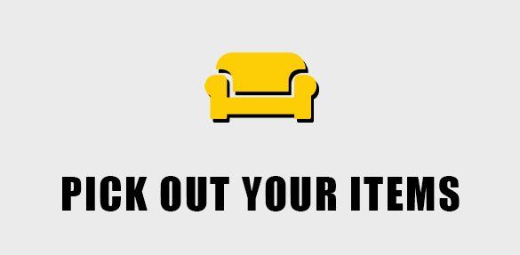 Couch Icon: Pick out your items