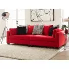 Big Red Oversized Sofa
