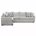 Chevy Silver 2-Piece Sectional
