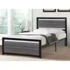 Grey Twin Bed