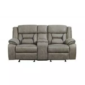 Engage Taupe Motion Loveseat