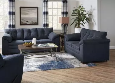 Ridgley Denim Sofa&Loveseat