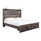 Drystan King Bed with Storage Footboard