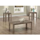 Dark Taupe Reclaimed Look 3-Piece Table Set Promo