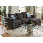 Tight Race Graphite 2Pc Sectional