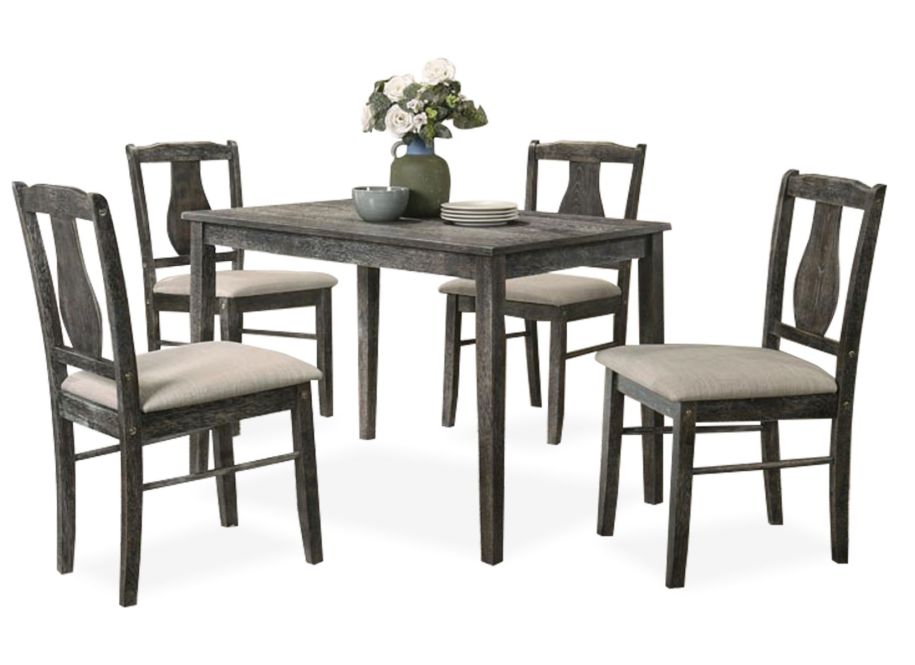 Kaylee Weather Grey 5 Piece Surplus Furniture