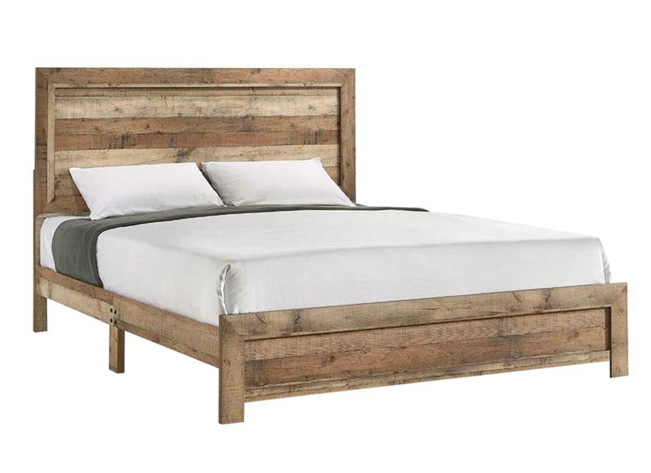 Beverly Rustic Hickory King Bed | Beds | Surplus Furniture