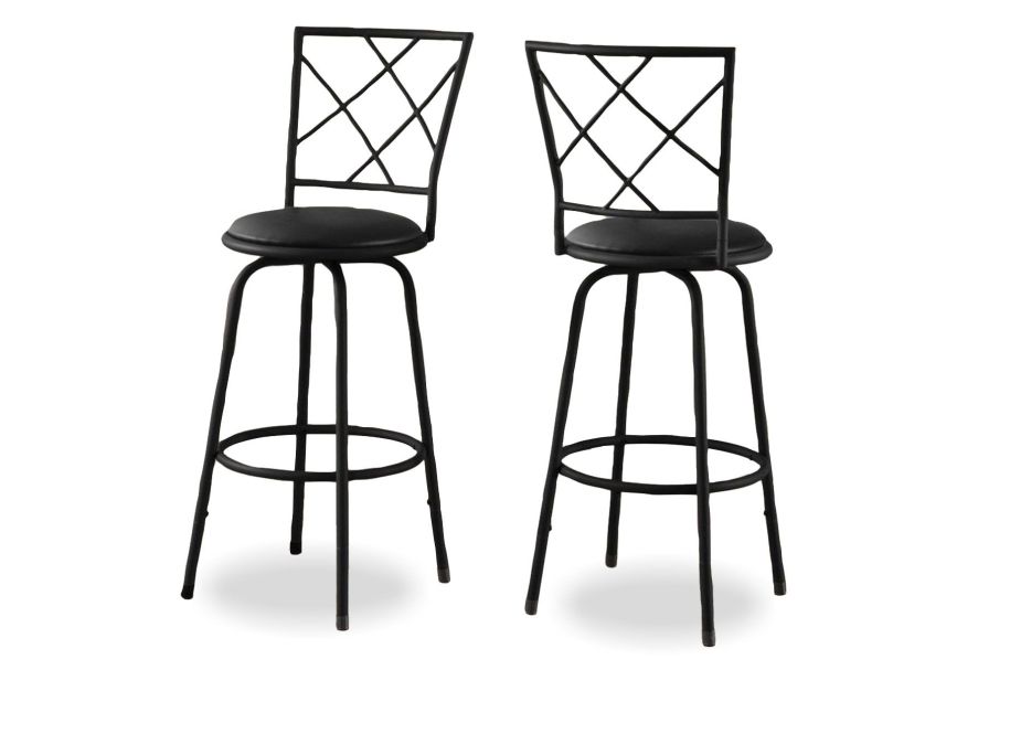 Black Swivel Bar Stool (each) Surplus Furniture