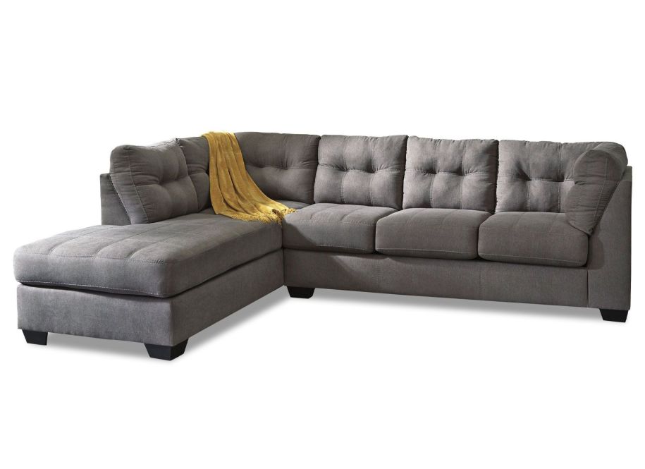 Maier Charcoal 2Piece Left Chaise Sectional Sectionals Surplus