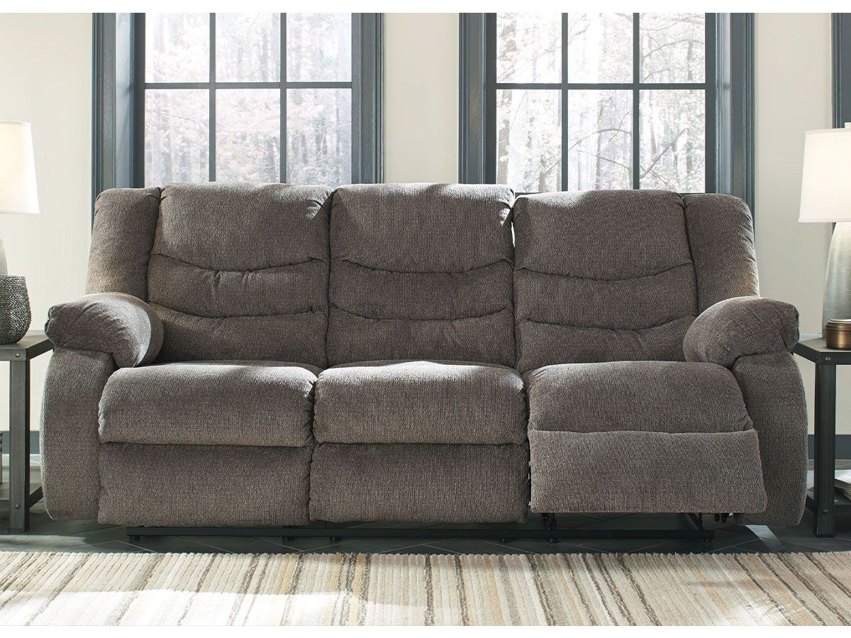 Ashley tulen deals gray reclining loveseat