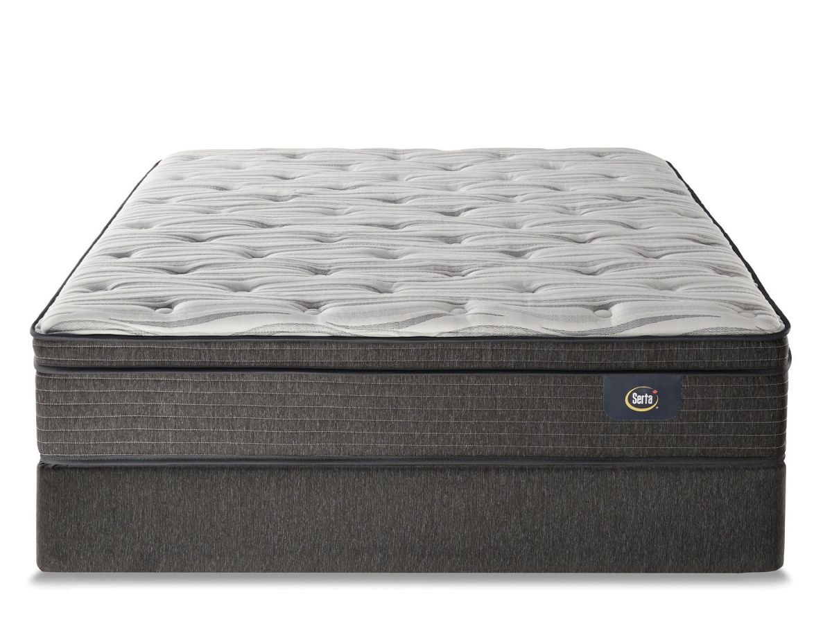 Serta queen pillow top mattress set online