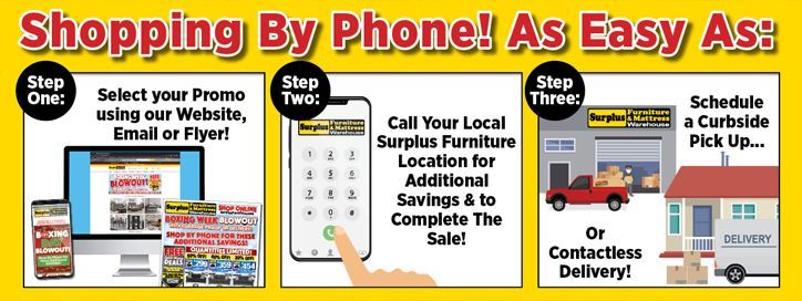 How to Place a Phone Order | Surplus Furniture