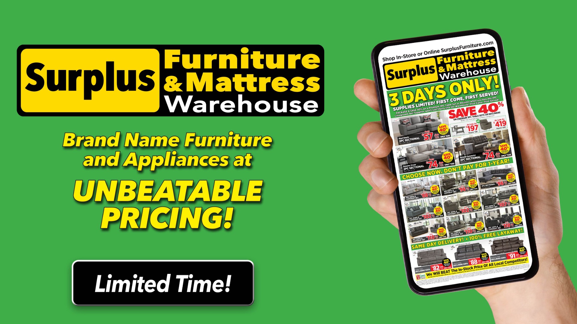surplus furniture & mattress warehouse edmonton ab t6h 2h9